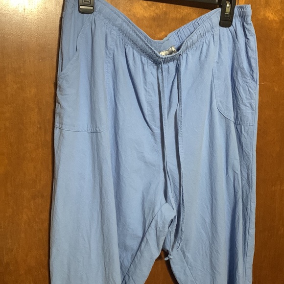 Cathy Daniels- Light Blue Capris- XLarge - Picture 2 of 7